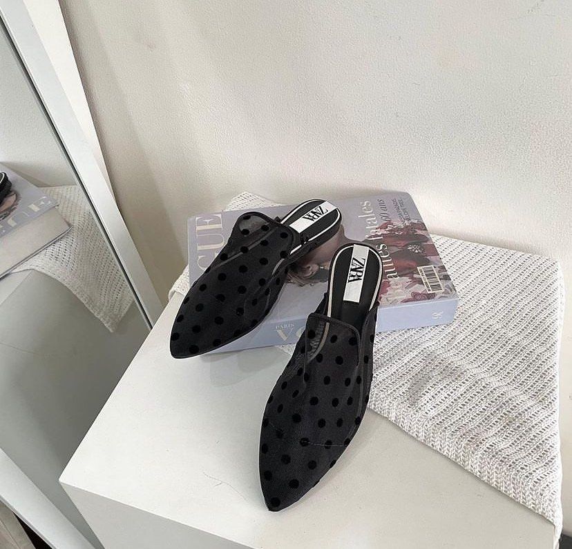 Zara Mesh Mules