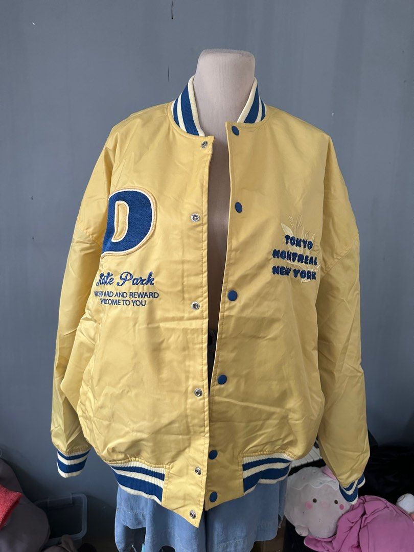 Yellow bomber jacket zara cheap
