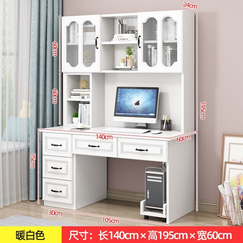 120 140cm Study Table With Bookcase Free Install Computer Desk Office Table Student Desk Furniture Home Living Furniture Tables Sets on Carousell