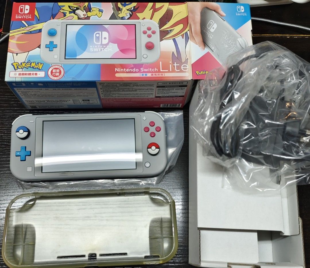 二手99%新］ switch lite pokeon 限定版主機(蒼響/藏瑪然特EDITION  