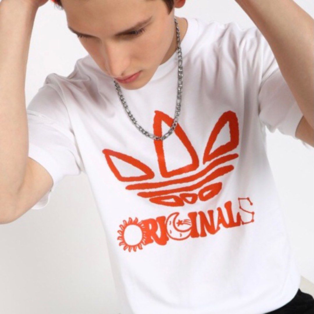 Brand New With Tag ADIDAS ORIGINALS Exclusive TREFOIL GRAFFITI LOGO Tee Shirt Medium SUPER STAR BUY