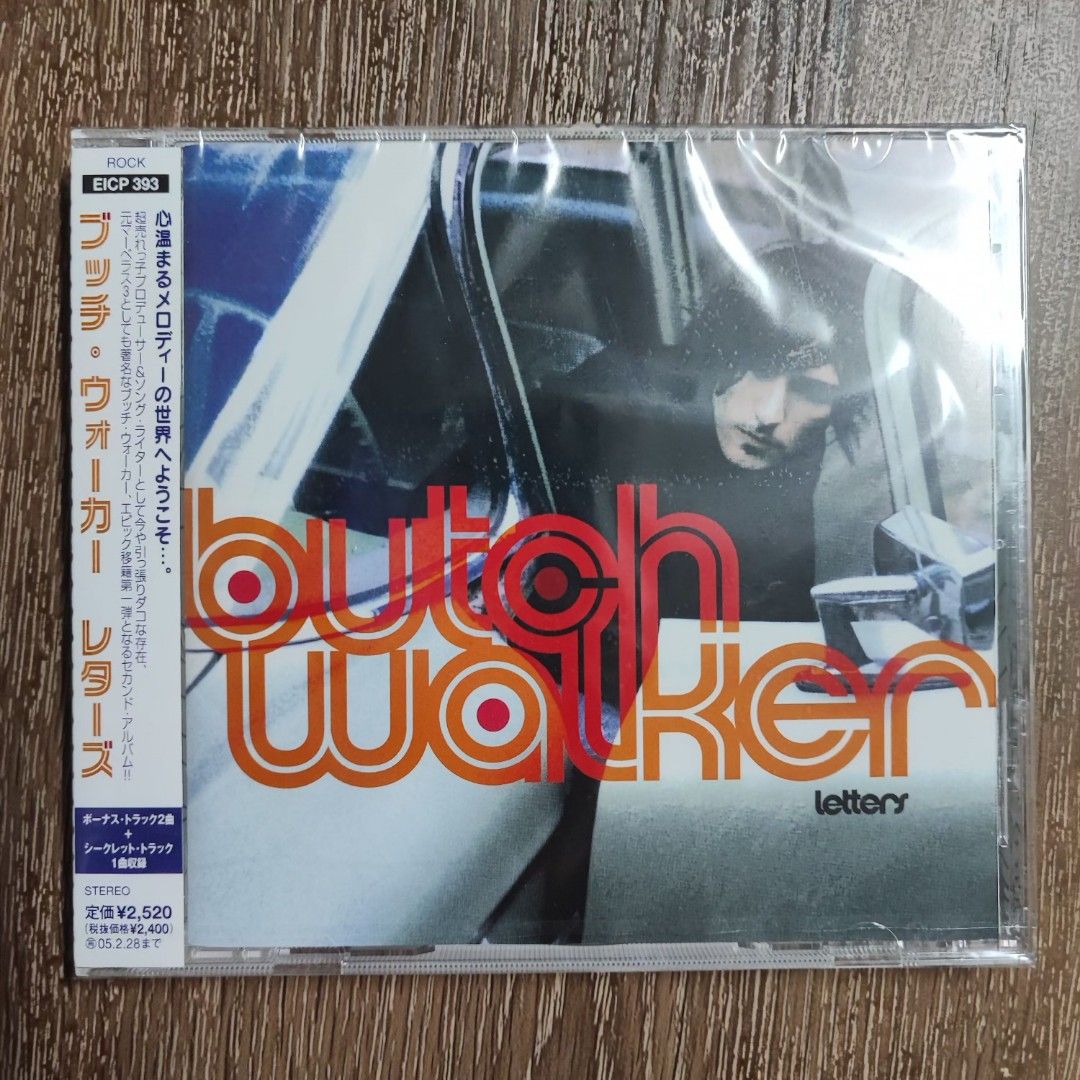 日本見本品Butch Walker – Letters * JAPAN CD+Bonus Track* 2003年Sony Records  見本盤首版# 罕有全新未開完美收藏品brand new