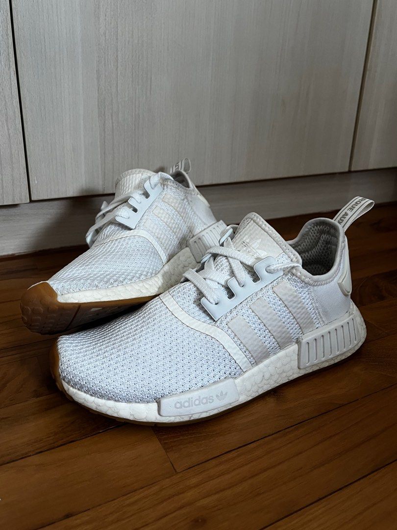 Adidas NMD R1 Cloud White EU 39.5 Men s Fashion Footwear Sneakers on Carousell