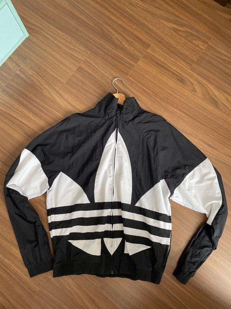 Adidas trefoil big logo jacket