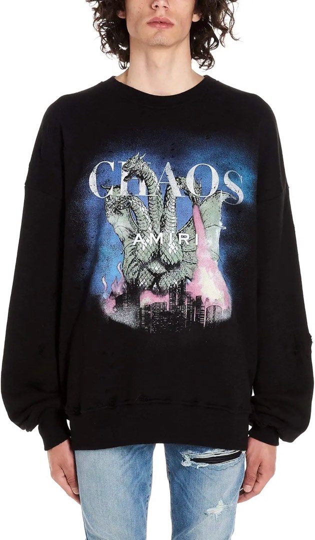 Amiri chaos sweatshirt clearance