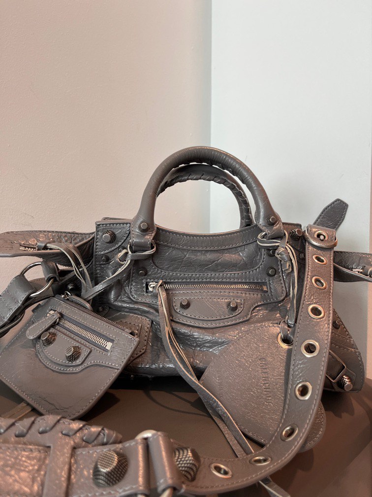 Balenciaga Neo Cagole XS Grey, Luxury, Bags & Wallets on Carousell