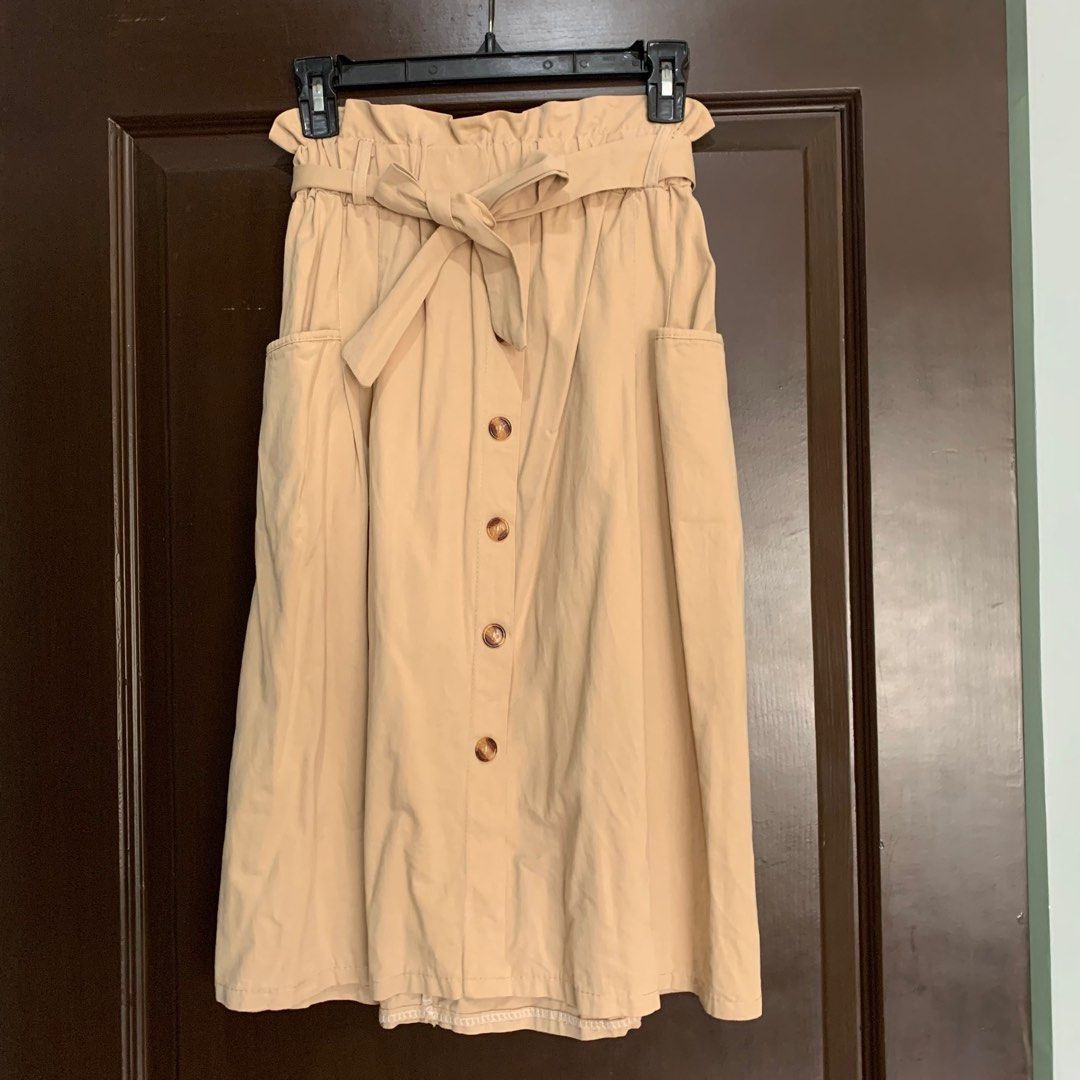 Bangkok Khaki Skirt Women s Fashion Bottoms Skirts on Carousell