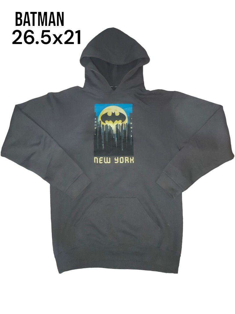 Batman new york hoodie (Category: Hoodies) located in Manila. Submitted by fezoy (Listing ID 1314677449, Image 1). Description: maliit hood nya di fit sa 5,5 pataas.