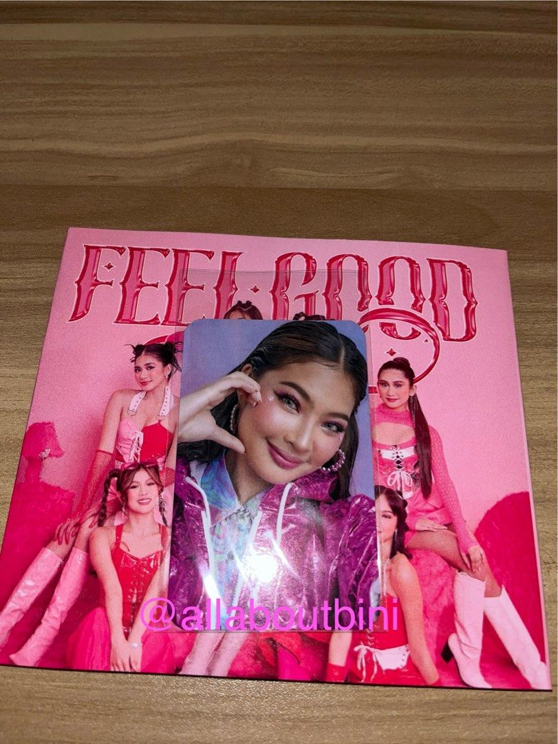 BINI Feel Good Album (Category: CDs & DVDs) located in Manila. Submitted by eyo.iya (Listing ID 1314692155, Image 2). Description: 💖 BINI Feel Good Album 💖 With photocard: 🌸 Aiah - AVAIL 🌸 Mikha - AVAIL 🌸 Colet - AVAIL 🌸 Maloi - AVAIL 🌸 Jho - AVAIL Available for same day delivery 📦 Loc: San Juan City.