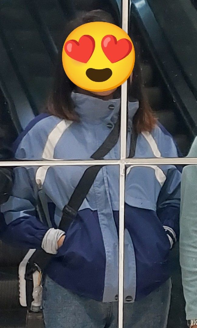 Blue Jacket (Category: Coats, Jackets and Outerwear) located in Antipolo. Submitted by aprililing (Listing ID 1314607164, Image 2). Description: Blue jacket with double lining (no hood). Brand: Korean brand Size: XS-M Condition: Like new, used it a few times.