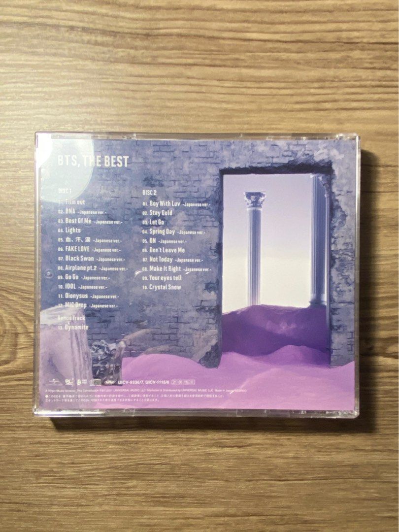 BTS, THE BEST Japanese Special CD (Category: CDs & DVDs) located in Manila. Submitted by nishistuff (Listing ID 1314638184, Image 2). Description: comes with all the inclusions!! • two cds (disc 1 and disc 2) • lyric booklet • 2 j-hope photocards MINOR FLAW/S: • extremely small rips in the corners of the back of the lyric booklet (see last 2 photos) kindly send a message if you are interested or want to see more photos! \(^_^)/.