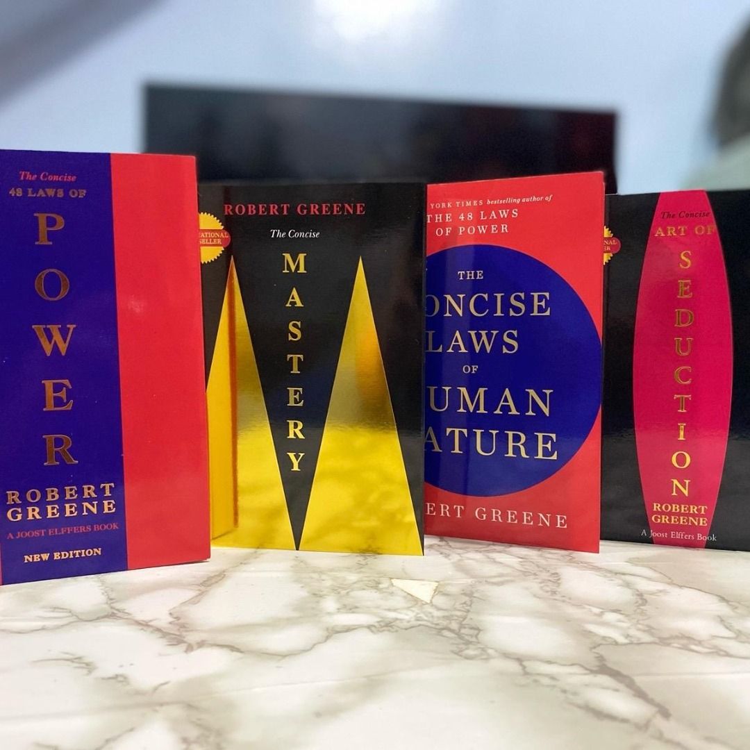 [Bundle of 4Books] The Concise 48 Laws of Power, Laws of Human Nature ...