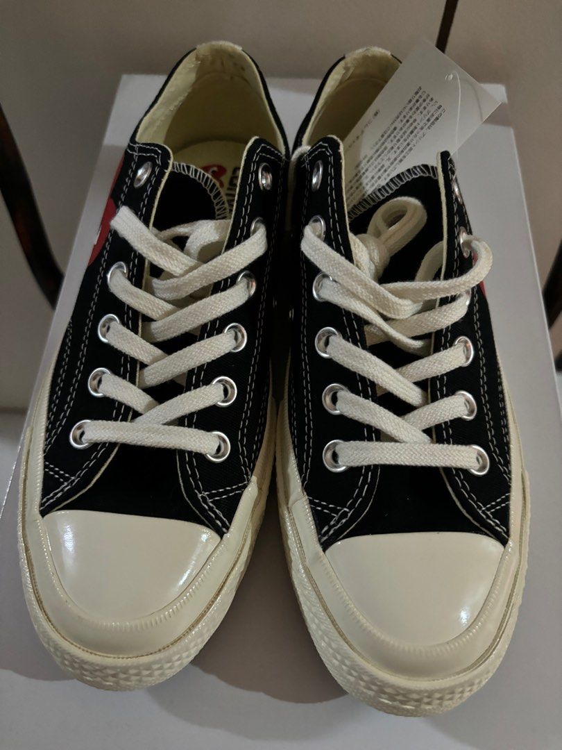 Cdg converse black and white on sale