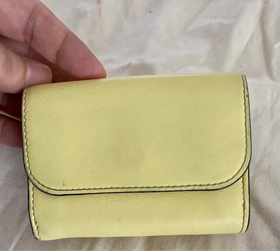 Chloe Alphabet Trifold Mini Wallet (Category: Luxury Bags & Wallets) located in Cebu City. Submitted by thedeclutteringmom (Listing ID 1314614872, Image 2). Description: Guaranteed original Moneyback if proven fake Clean inside With signs of use esp in color at the ribbon other than that the wallet is very nice Gold hardwares Soft leather (very matibay leather) 3 card slots inside bill compartment 1 coin compartment 1 bill slot Cute and nice in a