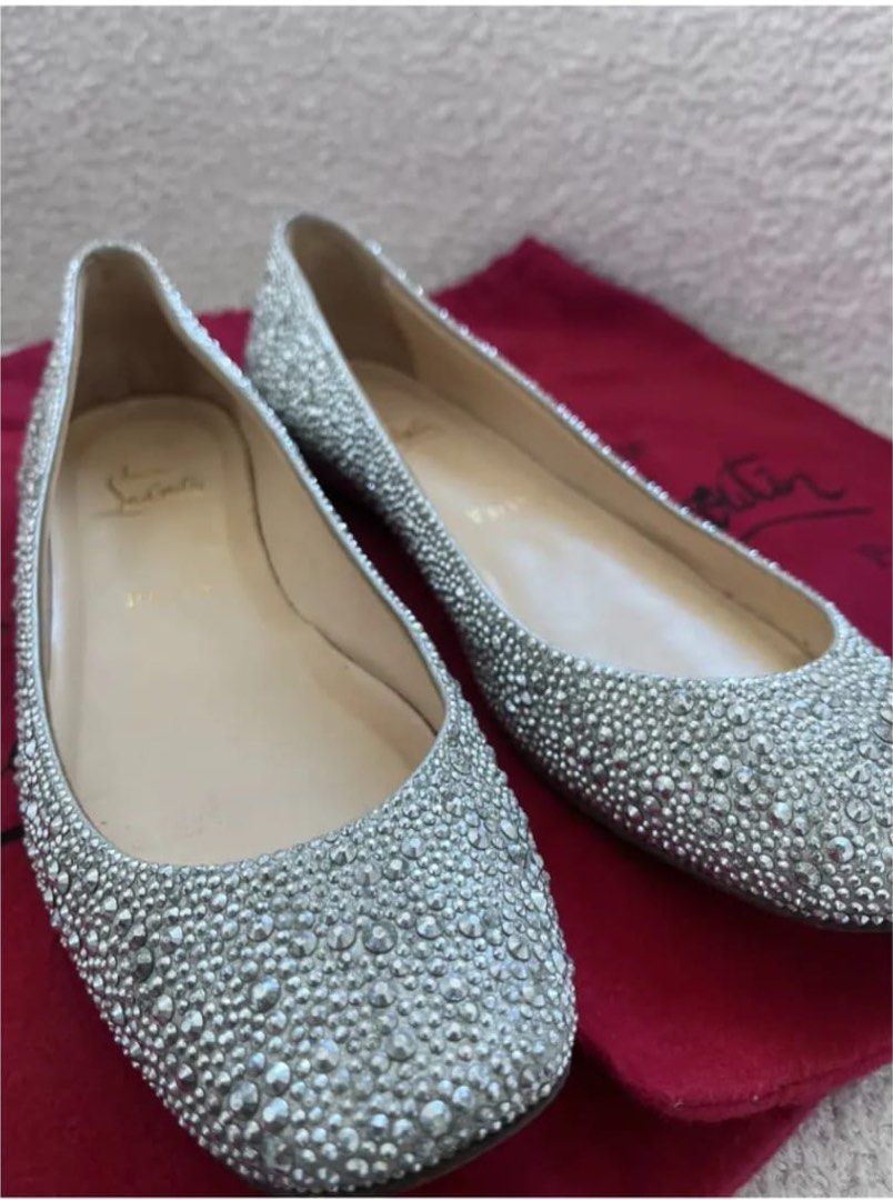 Crystal encrusted louboutin deals