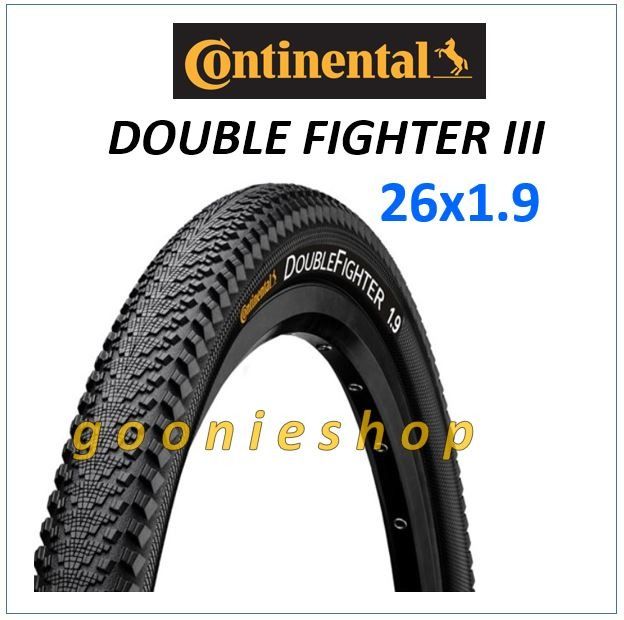 Continental double fighter iii bike tyre 26x1 9 outlet