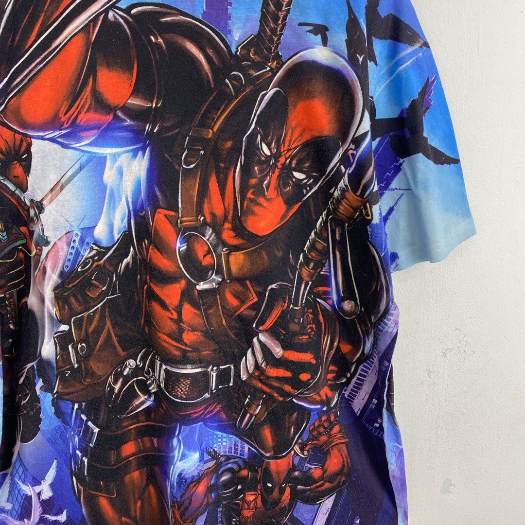 Deadpool wearing rent t shirt cheap