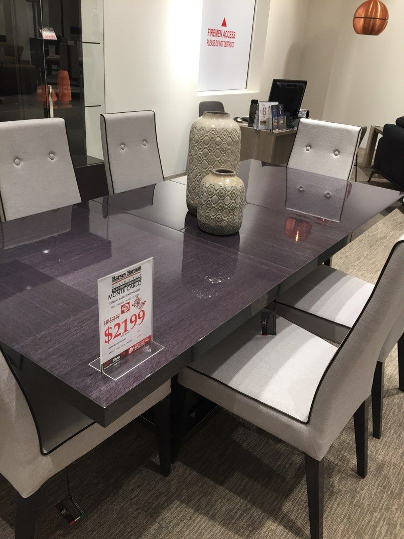 Dining Table Set (Category: Tables & Sets) located in Singapore. Submitted by speedbird1995 (Listing ID 1314672881, Image 1). Description: Selling my Italian dining table set for 6. Bought brand new $5000. Now selling due to house moving. L160/205 W95 H78.