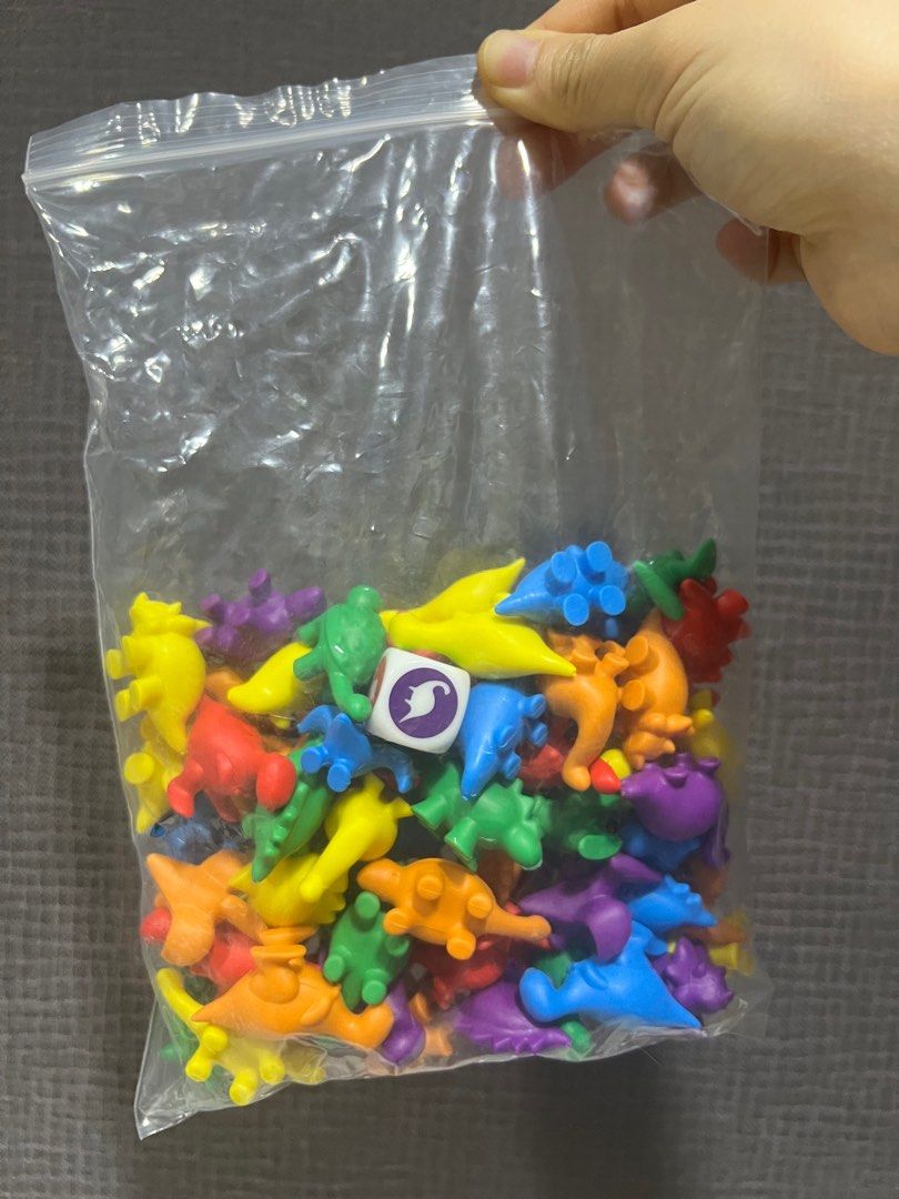 Dinosaur Counters - Colourful Math Counters, Hobbies & Toys, Toys ...