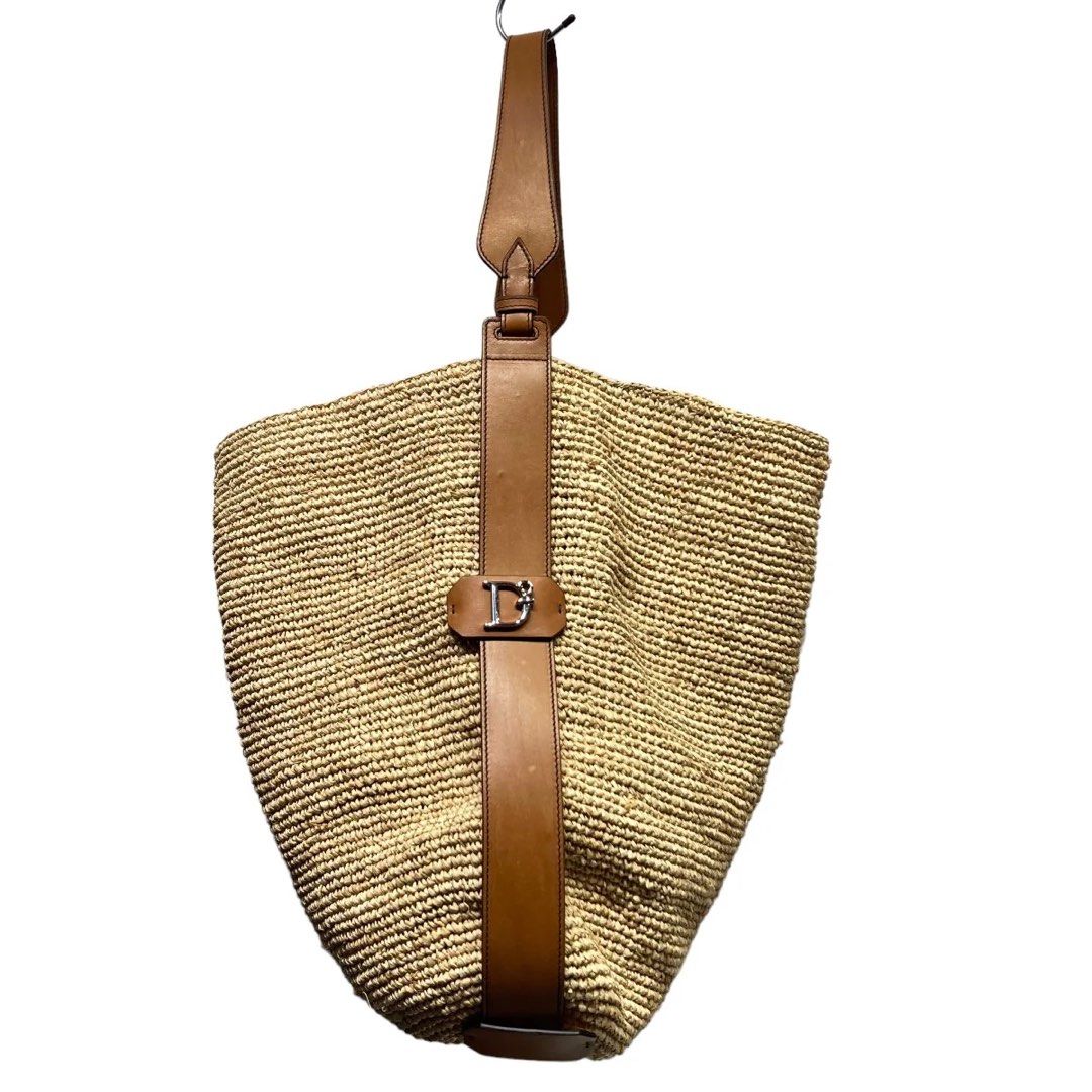 Dsquared Raffia Tote Bag