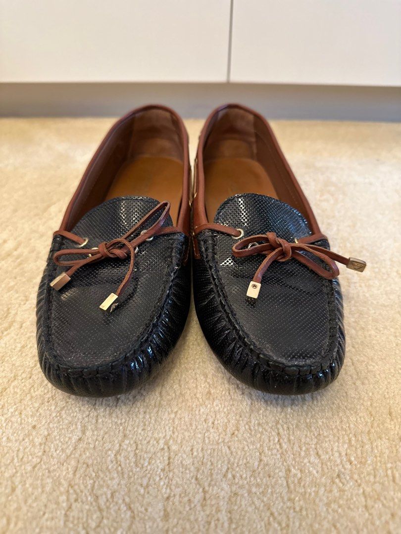 Moccasins armani clearance