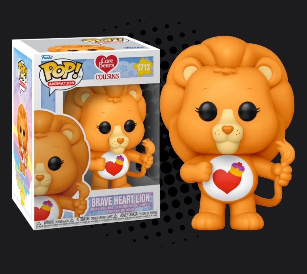Funko Pop - Care Bears Brave Heart Lion, Hobbies & Toys, Toys & Games on  Carousell