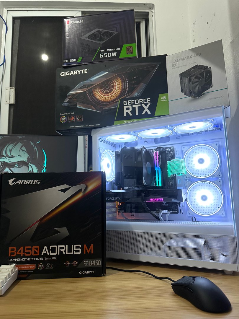 GAMING RIG RYZEN 5 5600x / RTX 3060TI, Computers & Tech, Desktops on ...