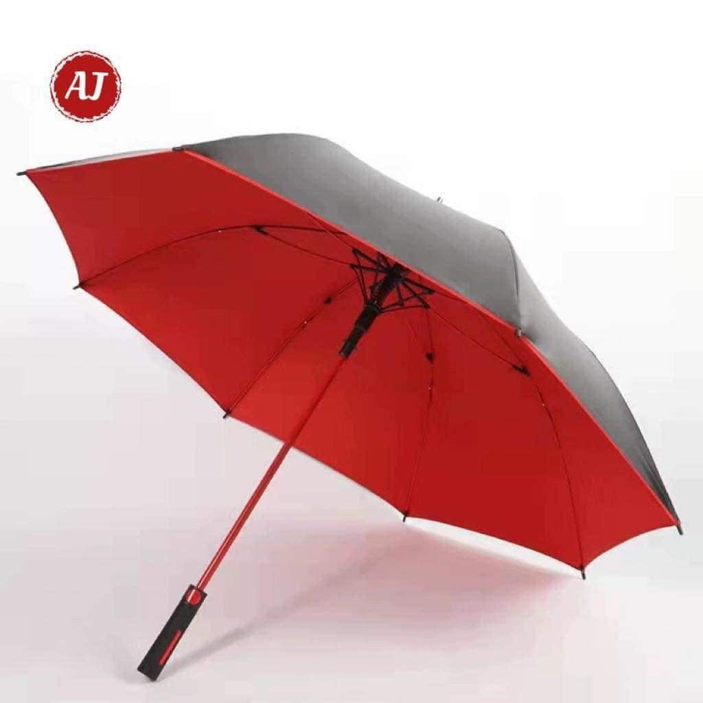 Golf jumbo umbrella (Category: Umbrellas) located in Mandaluyong City. Submitted by shopmla (Listing ID 1314633505, Image 3). Description: Golf jumbo umbrella Php 250. Auto fiber frame 27 inches With carry belt.