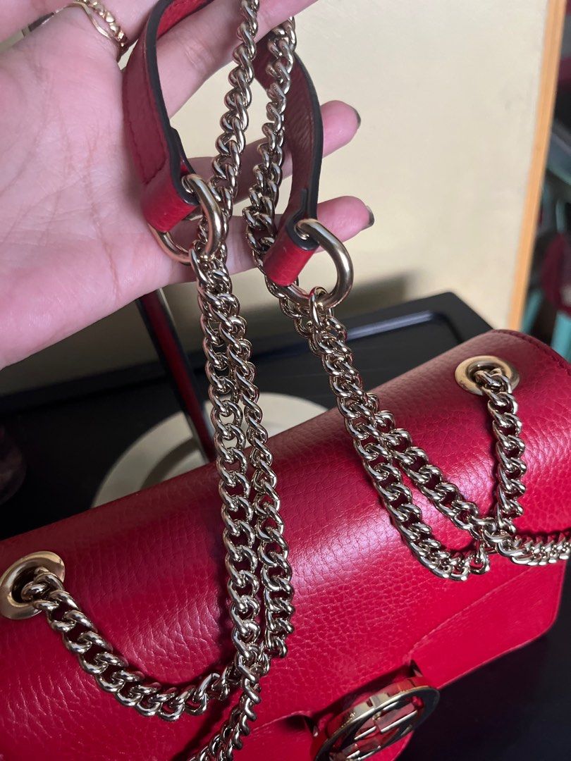 Gucci interlocking bag red shop