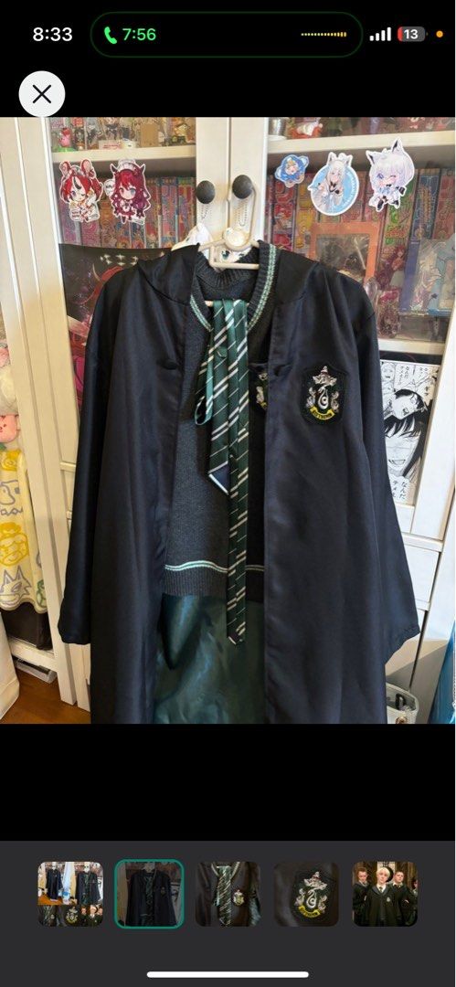 Slytherin robe set best sale