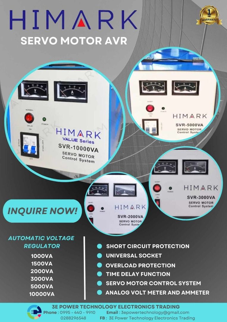 HIMARK SINGLE PHASE AVR (Category: Office & Business Technology) located in Quezon City. Submitted by pinkbutterfly.1993 (Listing ID 1314645743, Image 3). Description: WE OFFER : ✅ UPS BATTERY ✅ AVR ✅ UPS ✅ ISOLATION TRANSFORMER ✅ BATTERY ✅ WIRELESS BATTERY MONITORING ✅ AUTOMATIC TRANSFER SWITCH (ATS) ✅ MANUAL TRANSFER SWITCH (MTS) ✅ CUSTOMIZE DATA RACK OTHER SERVICES : ✅ CHECK UP ✅ REPAIR ✅ REPLACE BATTERY CONNECTOR ✅ BOARD CLEANING ✅ REPLACE LI