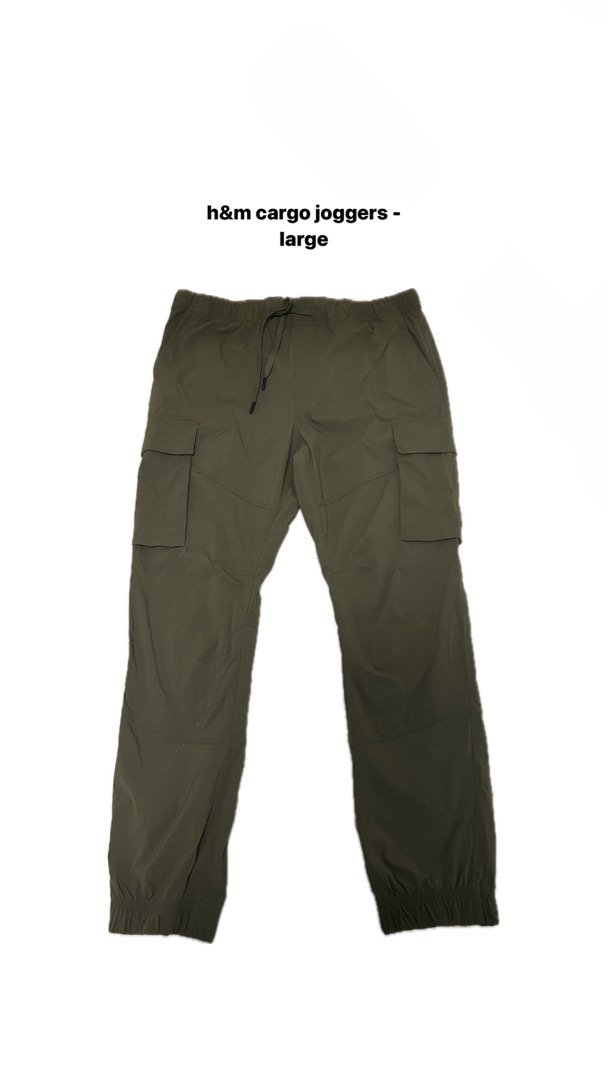 H and m cargo joggers discount