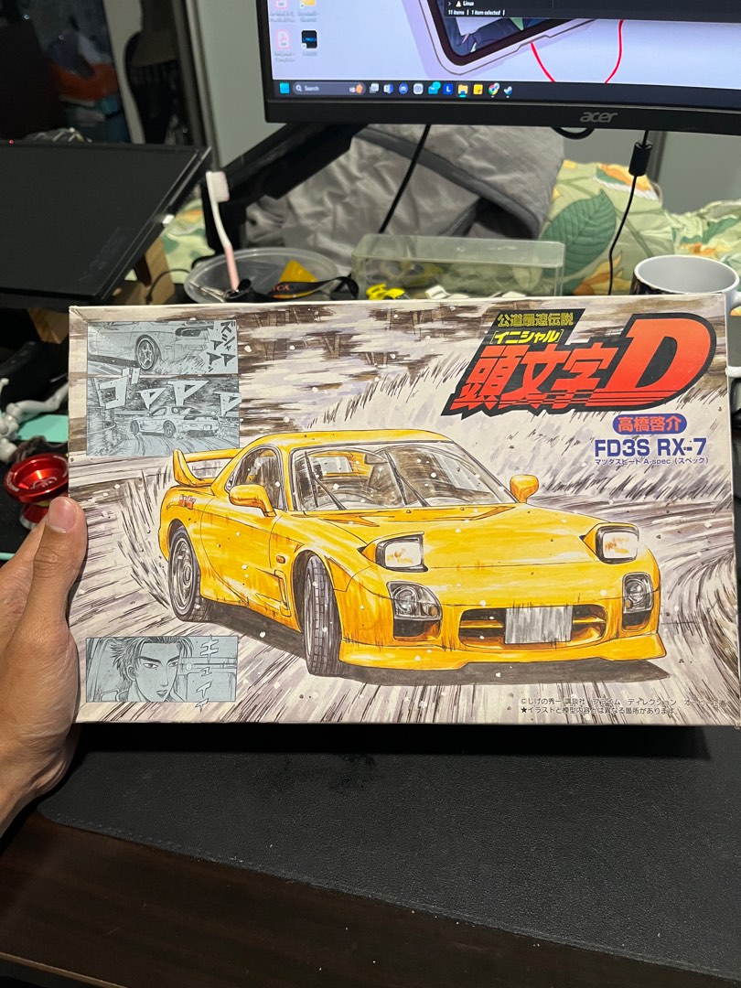 [UNASSEMBLED] Initial D FD3S RX-7 Model Kit (FUJIMI), Hobbies & Toys ...
