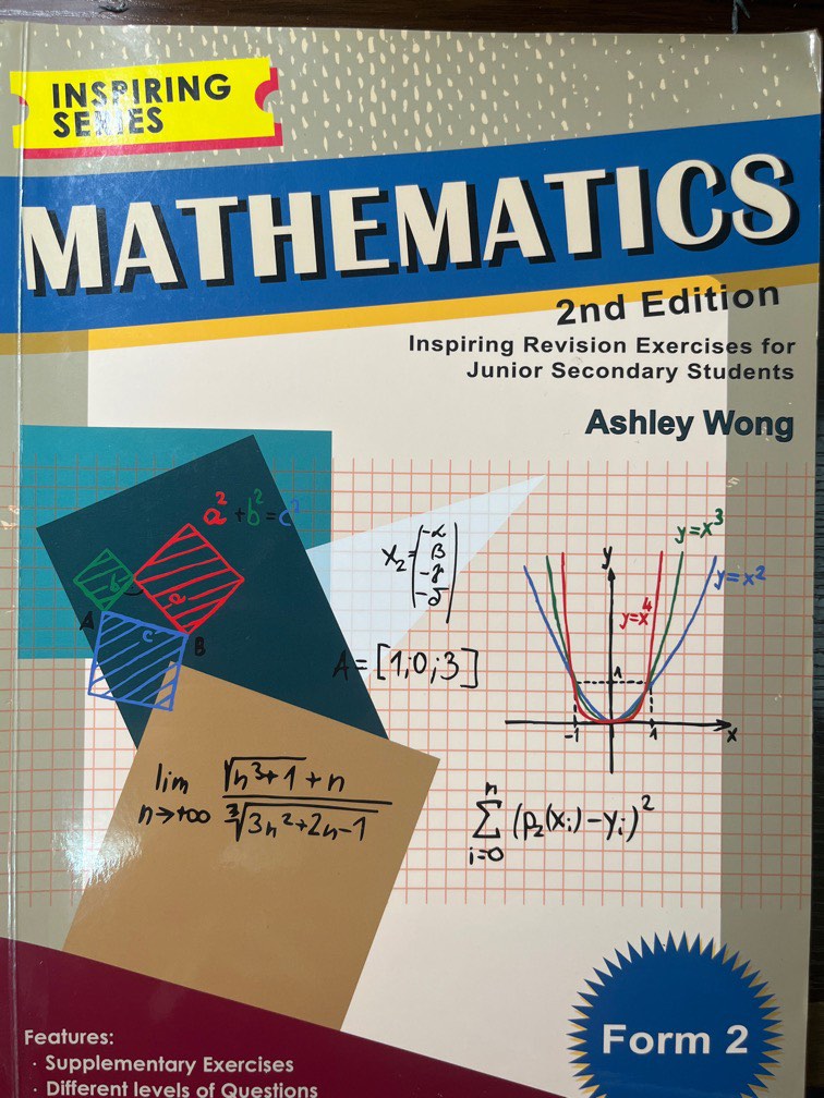 Inspiring Series Mathematics 2nd Edition FORM 2, 興趣及遊戲, 書本 & 文具, 書本及雜誌 ...