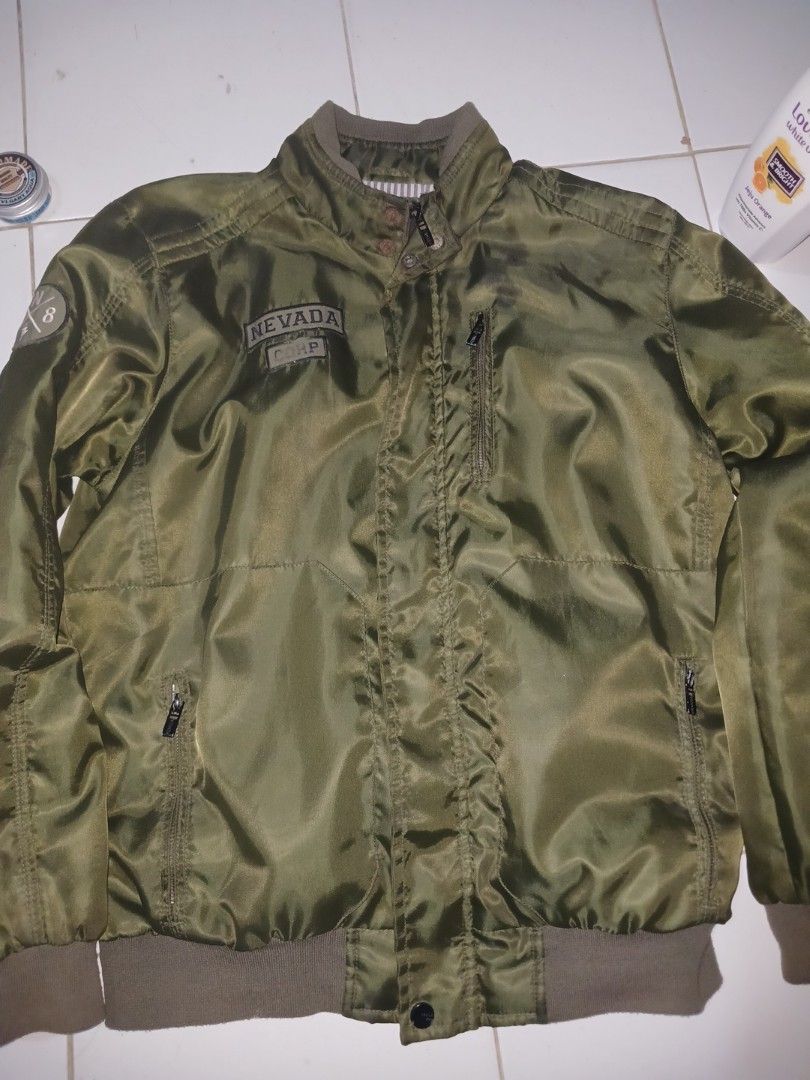 Jaket bomber army original hot sale