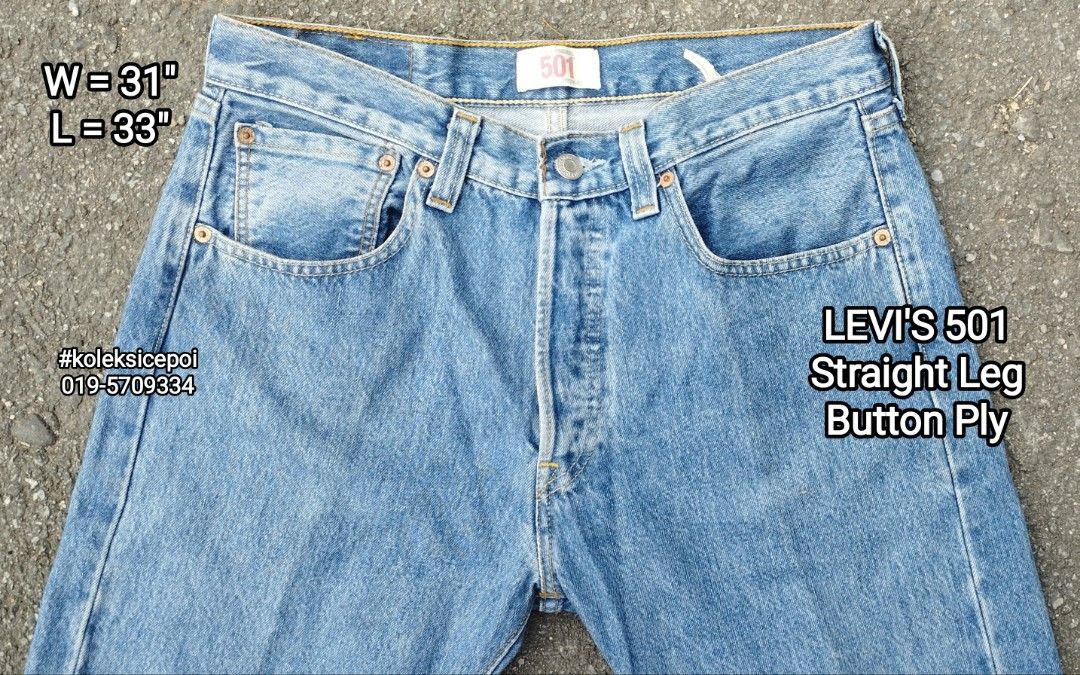501 straight leg button fly cheap