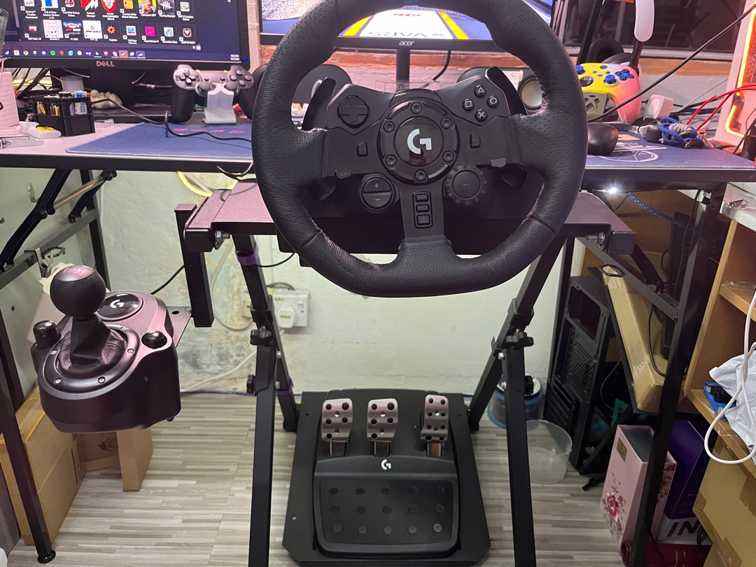 Logitech G923 Racing Sim, Video Gaming, Gaming Accessories, Controllers ...