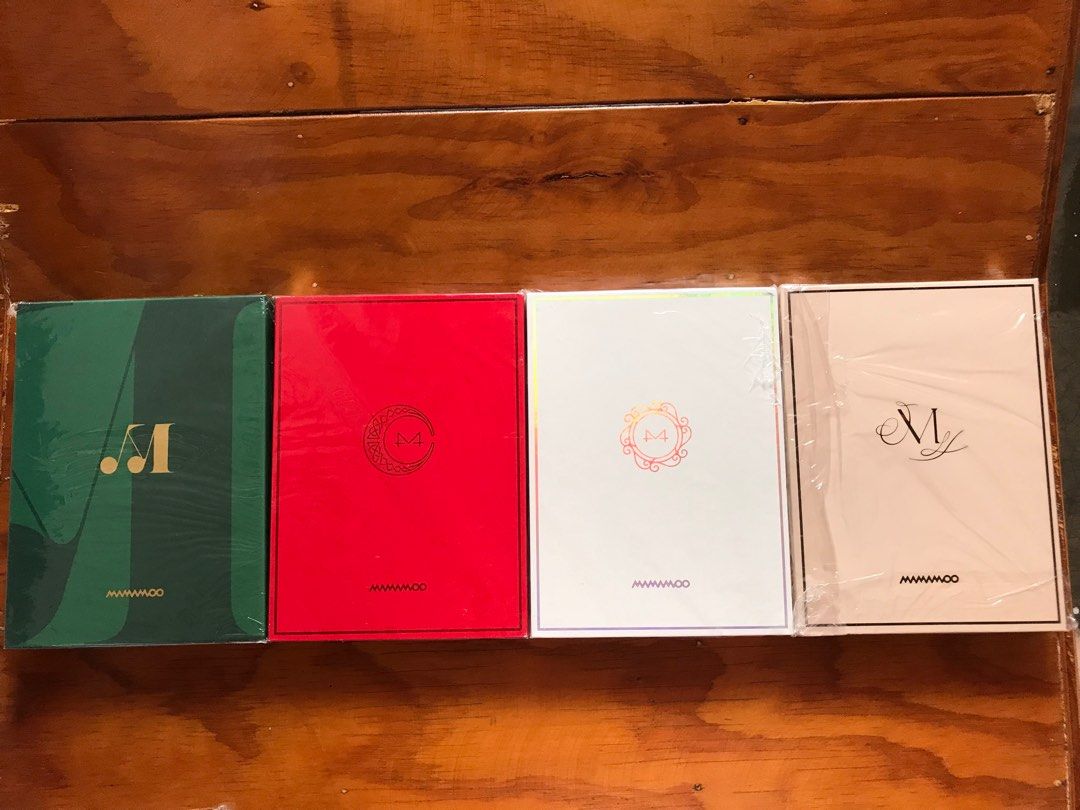Mamamoo unsealed album set (Category: CDs & DVDs) located in Rizal. Submitted by juliakejdn (Listing ID 1314634773, Image 2). Description: 4 unsealed album set White wind Dingga Redmoon Waw Set for only 1550 pesos Can lower the price for sure buyer Payment first Shipping can check out shpee or J&t.