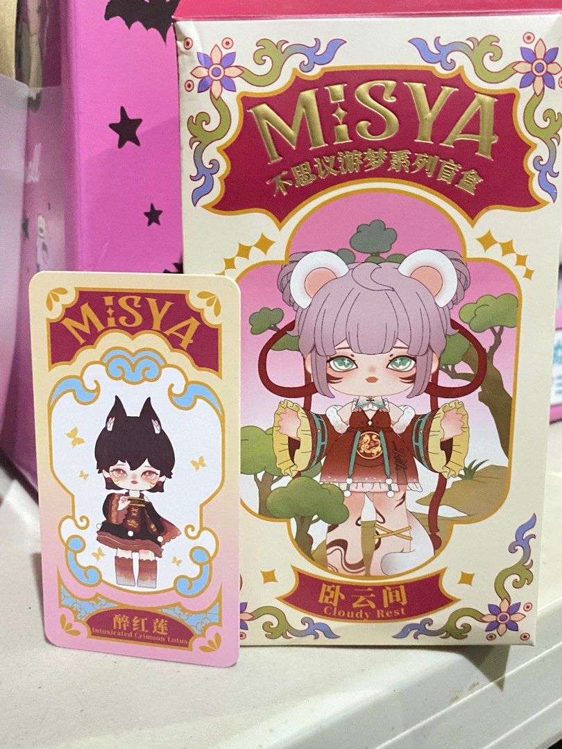 MISYA Incredible Dreaming Series (SECRET) (Category: Designer & Blind Box Toys) located in Bay. Submitted by springtiger (Listing ID 1314669953, Image 1). Description: MISYA Incredible Dreaming Series (SECRET) Intoxicated Crimson Lotus ***Already Opened Box (due to shipment) ***unsealed Foil ***Box may contain some dents/crease Payment: Cash g or Pmaya MOD: DIRECT FLASH EXPRESS (sf may vary with the parcel’s dimensions and weight) ***sf should be