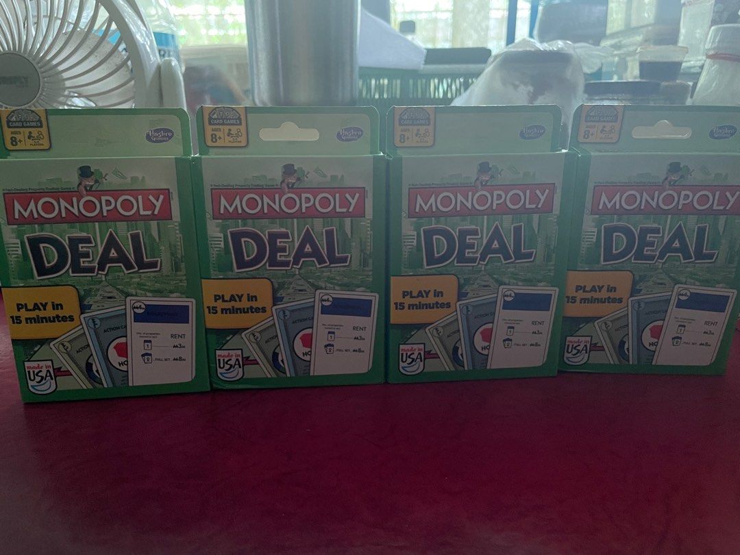 Monopoly Card Game (Category: Board Games & Puzzles) located in Pasig City. Submitted by shinzoned (Listing ID 1314573828, Image 3). Description: Brand New Pasig Location Gcash Payment Can Pick up today Pwede pangregalo.