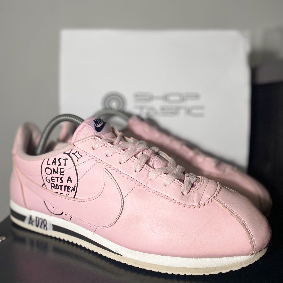 NIKE NATHAN BELL x CLASSIC CORTEZ PINK Men s Fashion Footwear Sneakers on Carousell