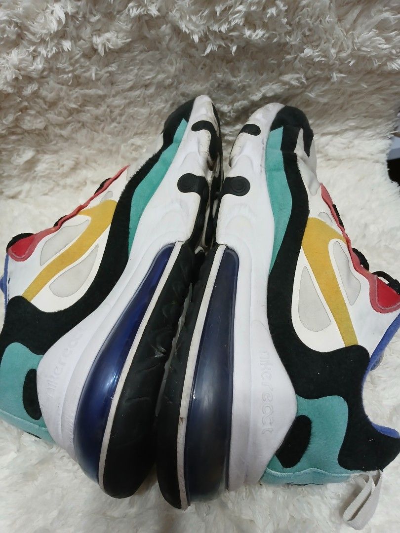 Nike 270 React, eur42.5 (cm27) (Category: Sneakers) located in Kidapawan. Submitted by darsarahselections (Listing ID 1314634452, Image 3). Description: Buy as is, meaning it is the buyers’ due diligence to investigate before purchasing. Items are thrifted/surplus items or as declared otherwise. No warranty, no guarantee. Thus, you understand that there’ll be no return, no exchange, and no refunds for issues as seen on photos posted or declared a