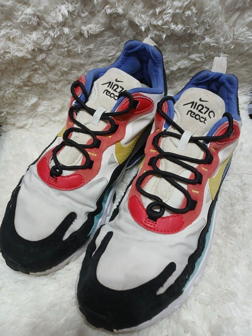 Nike 270 React, eur42.5 (cm27) (Category: Sneakers) located in Kidapawan. Submitted by darsarahselections (Listing ID 1314634452, Image 1). Description: Buy as is, meaning it is the buyers’ due diligence to investigate before purchasing. Items are thrifted/surplus items or as declared otherwise. No warranty, no guarantee. Thus, you understand that there’ll be no return, no exchange, and no refunds for issues as seen on photos posted or declared a