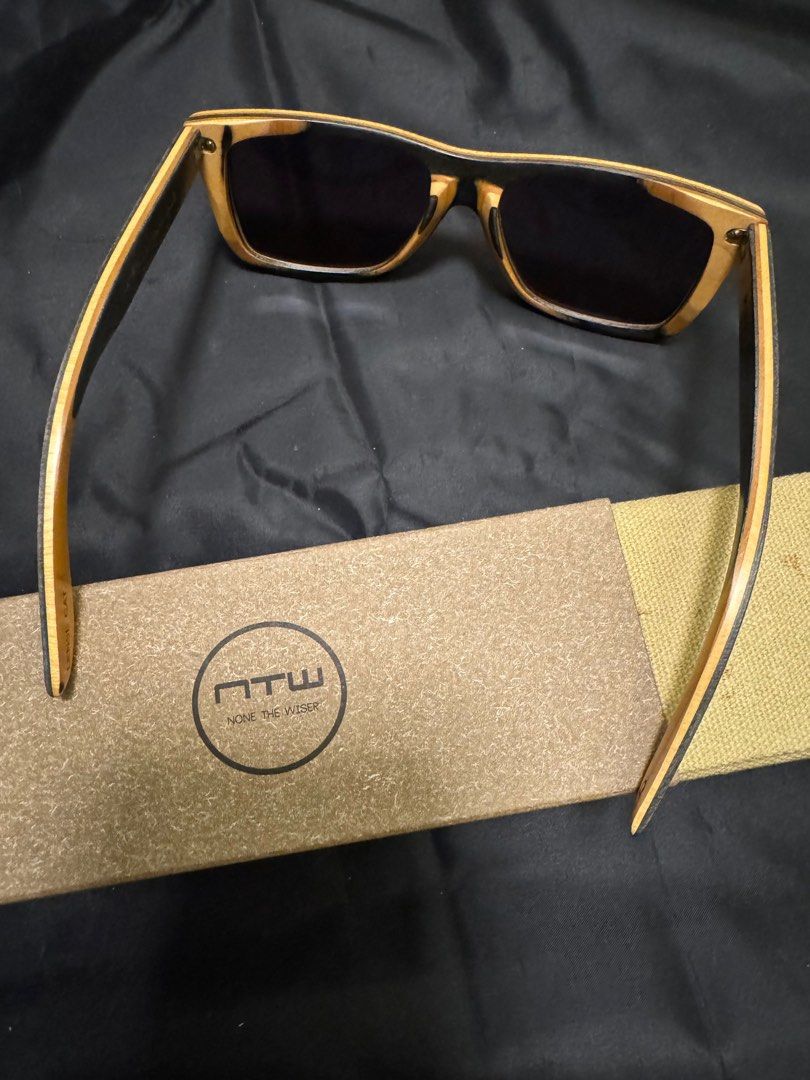 NTW Sunglasses natural wood handmade unisex, Men's Fashion