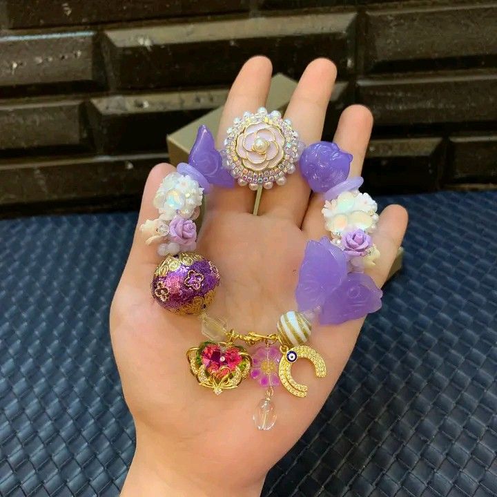 Peony flower with violet jadeite bracelet (Category: Bracelets) located in Manila. Submitted by delynonlineshopping_ (Listing ID 1314650981, Image 2). Description: 💥 NEW ARRIVAL POST ❤️ PEONY FLOWER W/ VIOLET JADEITE OVER ALL GOOD LUCK CHARM BRACELET ❤️ 🧧 PEONY FLOWER = meanings include romance, prosperity, good fortune, a happy marriage, riches, honor, and compassion. 🧧 SWAROVSKI = Swarovski Crystals are not actually crystals in the sense of 