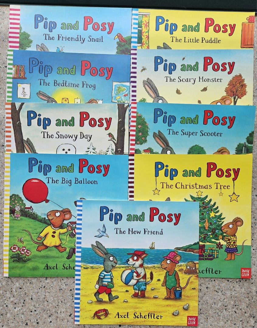 Pip and Posy story books 9本- Good for K1 to K3 考小必備, 興趣及遊戲, 書本& 文具, 小說及非小說-  Carousell