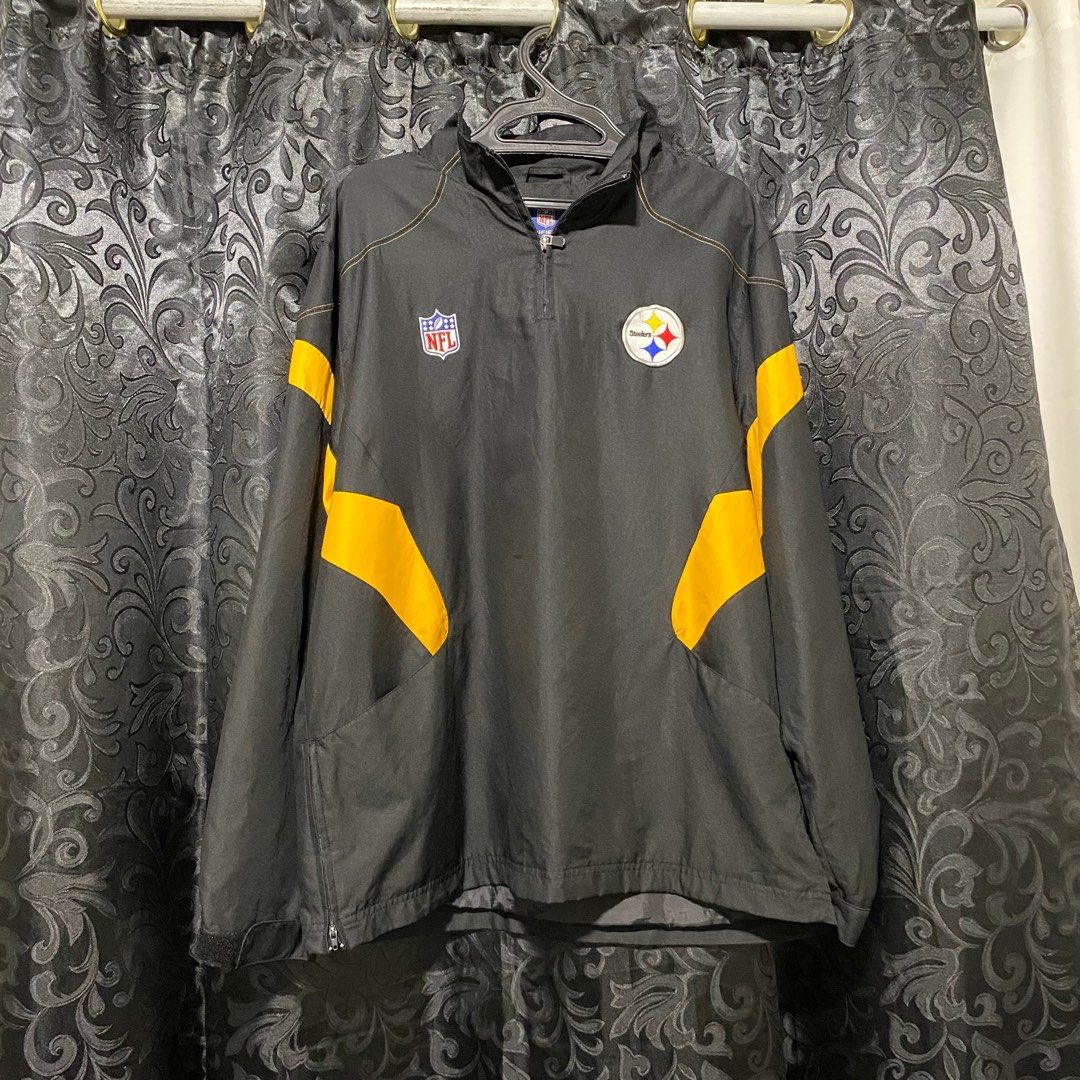 Pittsburgh Steelers Reebok Half Zip jacket (Category: Coats, Jackets and Outerwear) located in Paranaque City. Submitted by _v.dos (Listing ID 1314683159, Image 1). Description: Negotiable.