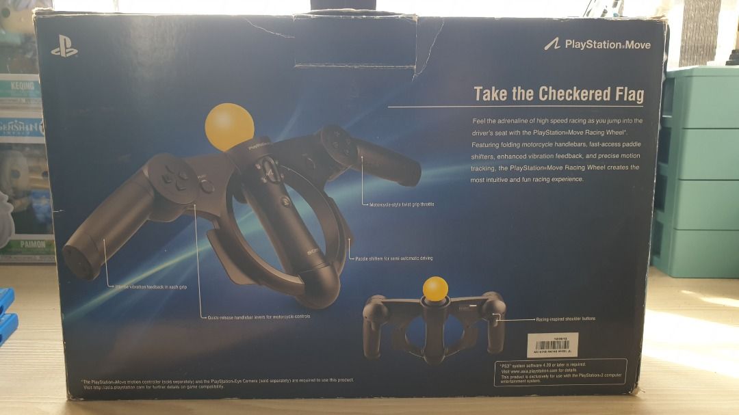 Playstation Move Racing Wheel, Video Gaming, Video Game Consoles ...