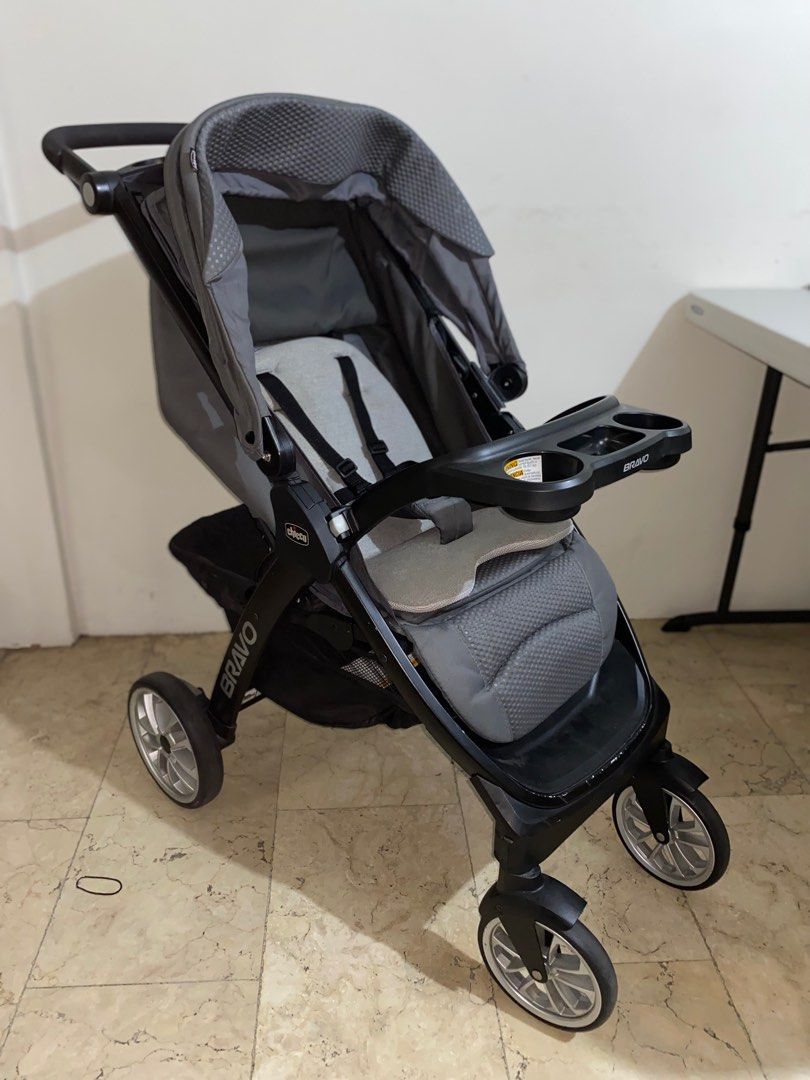 PRELOVED CHICO BRAVO STROLLER (Category: Strollers) located in Quezon City. Submitted by amfpreloved (Listing ID 1314714109, Image 2). Description: PRICE: P8,500 - slightly negotiable US bought, orig price 15k With signs of usage 📍LOCATION: Congressional Avenue, Quezon City Pickup only via Lalamove/Grab c/o buyer Payment via Gcash and BPI Transfer only.