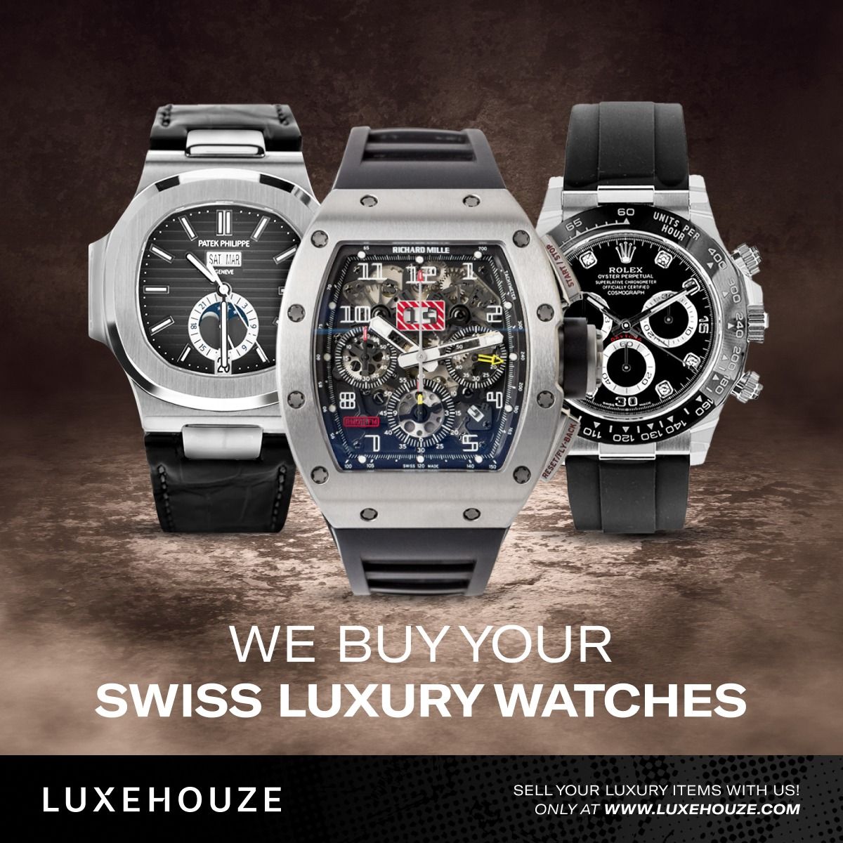 We buy watches for cash on sale